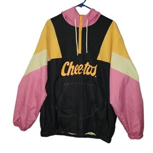 Chester Cheeto Colorblock 1/4 Zip Pullover Jacket